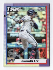 2025 Topps Heritage Baseball Chrome Brooks Lee 1990 35th Anniversary #90CB-20 - Picture 1 of 2