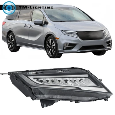 Conjunto de faros LED cromados laterales derechos para Honda Odyssey 2018-2020 Foto 1 de 4
