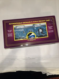 MTH PREMIER #20-91786 ROCK ISLAND (CAR  #17154) BAY WINDOW CABOOSE Blue - Picture 1 of 5