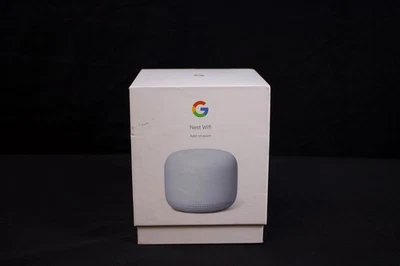 Google Nest H2E WiFi AC1200 Add-on Point Range Extender 1600 sq ft Coverage Snow - Image 1 of 4