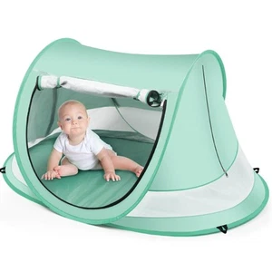 Baby Beach Tent,Large Pop Up Beach Tent Sun Shade for Beach,Portable Baby Tra... - Picture 1 of 6
