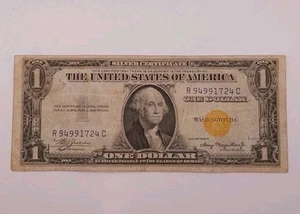 1935A $1 Gold Seal North African Silver Certificate Fr. 2306 - R94991724C - Picture 1 of 10