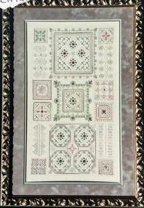 Indigo Rose Brittany's Quilt Counted Cross Stitch Chart w/ Instructions Booklet - Picture 1 of 3