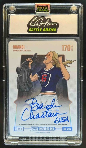 2024 Bo Jackson Battle Arena Brandi Chastain Inspired Ink Steel Auto #BFA-15