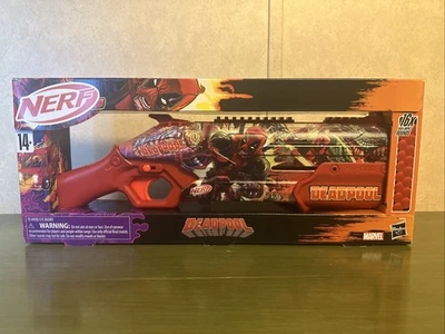 Nerf Marvel Deadpool Blaster with 16 Rival Accu Rounds for Teens 14 and Up - Image 1 of 4