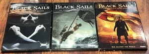 Black Sails complete seasons 1, 2, 3 3 DVDs on Starz Lenticular covers On 1 & 2 - Picture 1 of 4