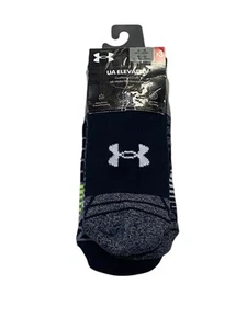 Under Armour Elevated Cushioned Crew Sock 3 Pack Men’s 4-8 Green Black Gray - Picture 1 of 4