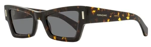Ferragamo Cat-Eye Rivet Sunglasses SF2006S 242 Tortoise 53mm - Picture 1 of 3