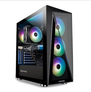 Gaming Desktop Computer PC Intel i7 16GB RAM 512GB SSD 2GB GPU WIN10 ARGB - Picture 1 of 15