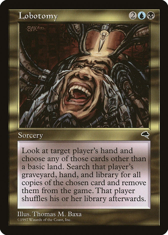 MTG Magic the Gathering Lobotomy (267/350) Tempest MP - Image 1 of 1