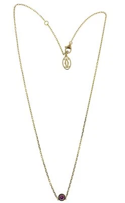 Collar Cartier de zafiro rosa en oro rosa de 18 quilates con certificado Foto 1 de 4