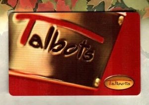TALBOTS Golden Name Plate ( 2008 ) Gift Card ( $0 ) - Picture 1 of 1