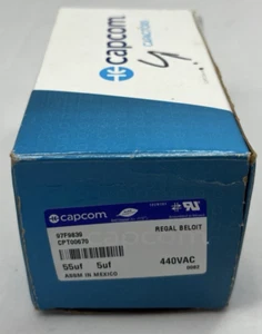 CONDENSATORE CAPCOM 55/5 uf - 440 VAC # 97F9839 CPT00670 REGAL BELOIT NOS - Foto 1 di 4