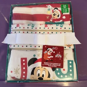 Disney Holiday 3er Pack Body Set für Babys Größe 3-6 Monate - Bild 1 von 2