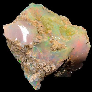 Natural Welo Fire Ethiopian Opal Rough Gemstone 38.05 Ct. 26X24X22 mm GC-32672 - Picture 1 of 3