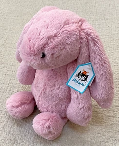 JELLYCAT Medium Bashful Tulip Pink Bunny Plush 12" NWT - Picture 1 of 8