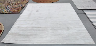 Alfombra de encuadernación marfil 8' x 10' dañada, precio reducido 1172721598 VSN606J-8 Foto 1 de 4