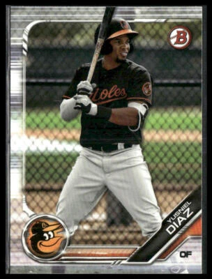Yusniel Diaz #BP-109 2019 Bowman Prospects Baltimore Orioles - Image 1 of 2