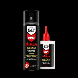 5x100/400ml Selsil Ninja Kleber Cyanacrylat Sekundenkleber mit Aktivator - Bild 1 von 2