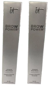 2X IT COSMETICS BROW POWER UNIVERSAL TAUPE EYEBROW PENCIL 0.16g each NEW - Picture 1 of 2