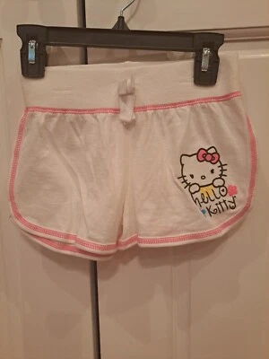 Pantalones cortos para niñas Hello Kitty talla 6-6X blancos nuevos sin etiquetas Foto 1 de 3