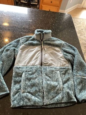 Urban Outfitters 男式蓝蓝色全拉链羊毛夹克,小号,全新! — 第 1/4 张图片