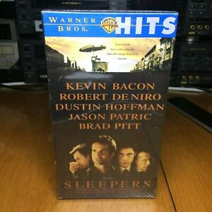 Sleepers (1996) VHS Factory Sealed Watermarks Warner Bros HITS Brad Pitt Bacon