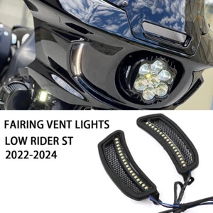 LED Fairing Decorative & Turn Signal Lights for Softail Low Rider  2022-2024 - Picture 1 of 5