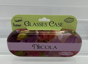 New Women’s Lilac Glasses Case & Personalised Name ‘Nicola’ (Cannot Customise) - Picture 1 of 6