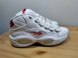 Size 11 - Reebok Question Mid Shoes "Dr. J" GX0230 White Red Gold Men's - Picture 1 of 7