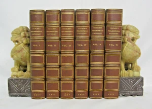 Voltaire's Philosophical Dictionary 1824 6 Volumes Antique Books Second Ed. - Picture 1 of 14
