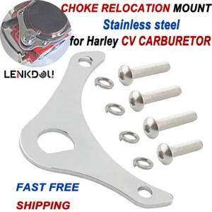 Choke Mount Relocation Bracket For Harley Chopper Bobber Sportster CV Carburetor - Picture 1 of 10