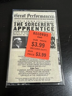 Holst: The Sorcerer's Apprentice Bernstein/New York Philharmonic (Cassette) New - Image 1 of 4
