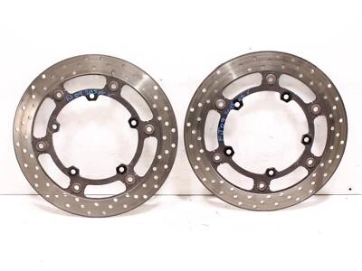 15-17 YAMAHA FJ09 FRONT BRAKE DISC ROTOR RIGHT LEFT DISCS - Image 1 of 4