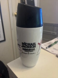 MICHAEL JACKSON CERAMIC TUMBLER IMMORTAL WORLD TOUR BY CIRQUE DU SOLEIL EUC - Picture 1 of 12
