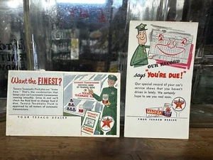 VINTAGE TEXACO POSTCARDS GAS OIL SIGN SERVICE STATION CAN STANDARD ESSO SINCLAIR - Picture 1 of 2