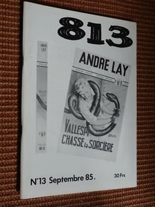 813 - LES AMIS DE LA LITTÉRATURE POLICIÈRE N°13 - SEPTEMBRE 1985 - Picture 1 of 1