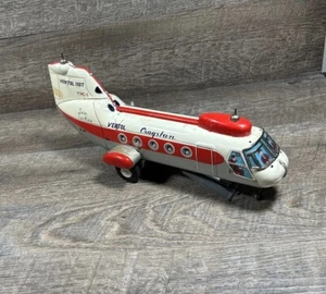 Vertol 1107 Twin Turbine Cragstan Helicopter - Japan -tin -for Parts Or Repair - Picture 1 of 8