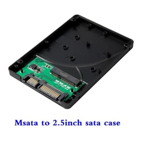 mSATA SSD to 2.5" SATA Enclosure Converter Adapter Card SSD Case Tool - Afbeelding 1 van 13