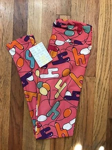 NWT Lularoe 4th Birthday Leggings In OS Balloon Unicorn - Picture 1 of 4