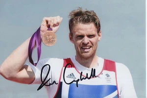 ALAN CAMPBELL HAND SIGNED GREAT BRITAIN 6X4 PHOTO LONDON 2012 5. - Picture 1 of 1