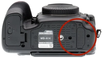 Bottom Grip Port Access Rubber Cover For Nikon D850 D500 - Image 1 of 2
