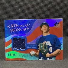 2004 SP Prospects National Honors USA Jersey BLUE #TB Travis Buck