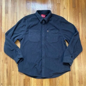 Coleman Shacket Button Down Herren Gr. XL grau leichte Jacke weich gerippt - Bild 1 von 9