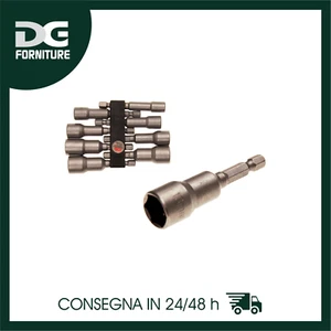 FERMEC SECHSKANT STECKSCHLÜSSEL EINSATZHALTER 1/4" L65 6 BIS 13 MM KIT 8-TEILIG - Bild 1 von 1