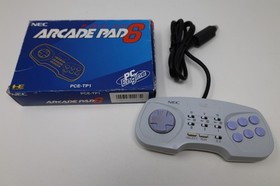 NEC PC Engine Controller PCE-TP1 PC Arcade Pad 6 Japan Box *US Seller* *Works*