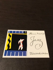 UNPOSTED ART 4 X 6 POSTCARD - HENRI MATISSE - JAZZ - Picture 1 of 2