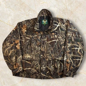 Cabelas Dry Plus Hunting Jacket Size Large Advantage Max 4 HD Camo Coat No Hood - Picture 1 of 15