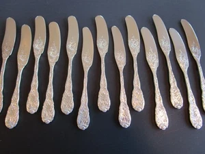 PRICE  1* CHRYSANTHEMUM BY TIFFANY CO STERLING FLATWARE BUTTER KNIFE-SPREADER* - Picture 1 of 18