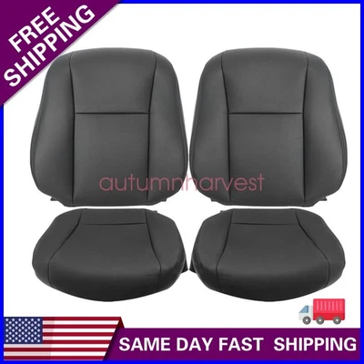 Cubierta de asiento inferior y trasero inclinada negra para conductor y pasajero Lexus LS460 LS600h 07-12 Foto 1 de 4